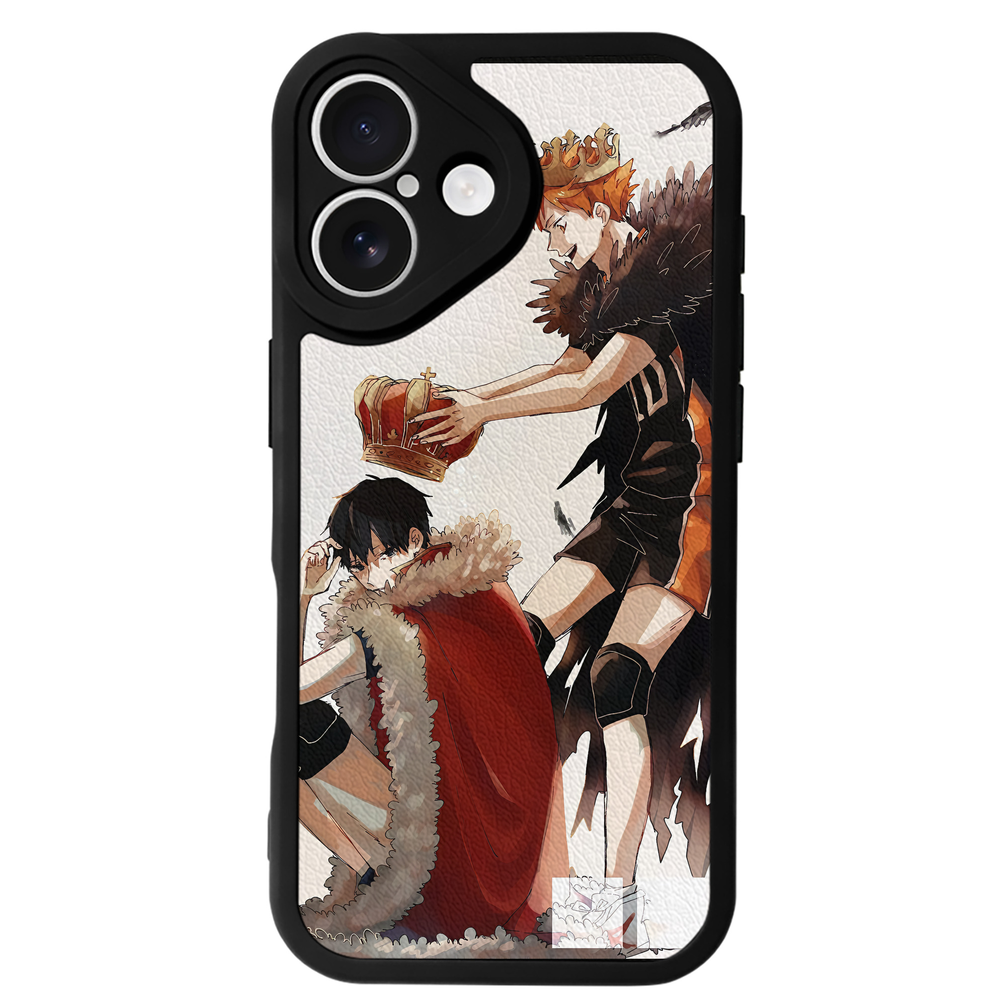 （画像用） ハイキュー!! Haikyu!! 【iPhone 16シリーズ対応】シリコンスマホケース（レザー調） 材質：シリコン